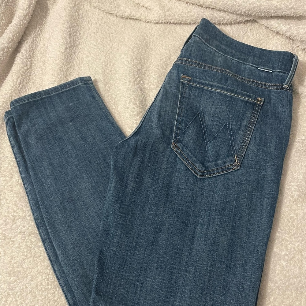 Mother jeans the looker cropped ankle jeans size 27 - Picture 3 of 8